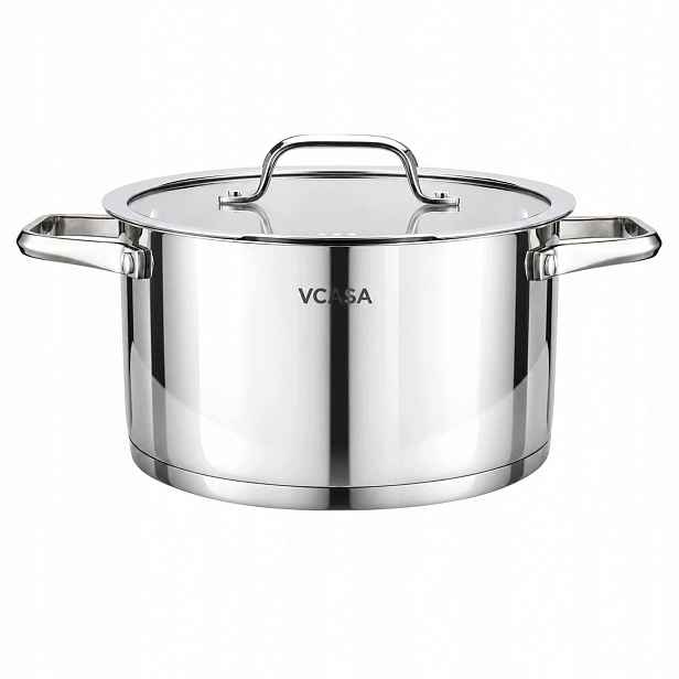 Hrnec Vcasa Amara 20 cm 3,4 l s poklicí na cedění Nerezová Ocel 304