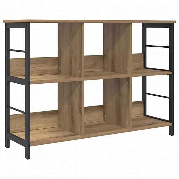 vidaXL Knihovna 6 úrovní 102 x 32 x 72,5 cm Kompozitní dřevo