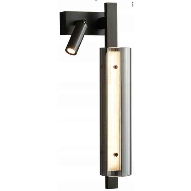 Selena Led lineární nástěnné svítidlo 47 cm 6 W, minimalistické, moderní černé