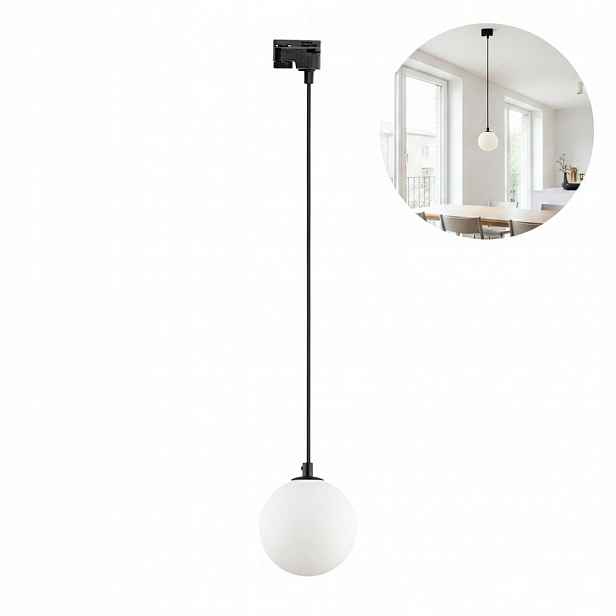 Závěsná kolejnicová lampa Spot Černá 1F Tracer Black G9 6W Pohyblivá Tk Lighting