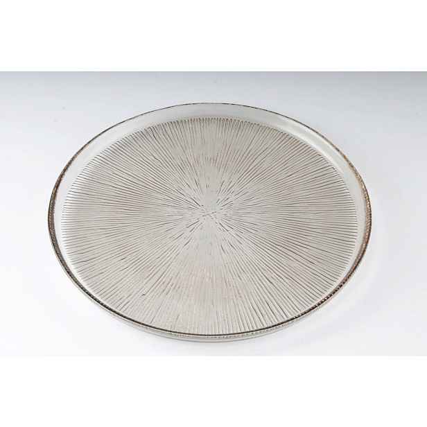 Novel SERVÍROVACÍ PODNOS, sklo, 28 cm