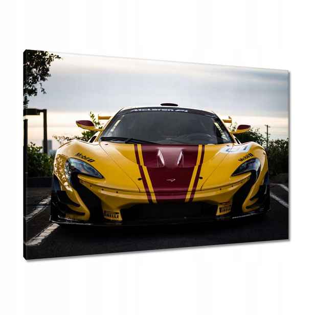 Obrazy 100x70 Žluté sportovní auto