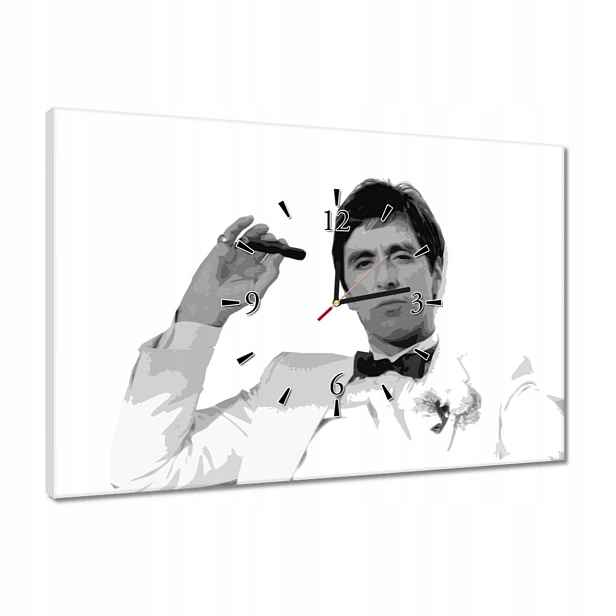 Hodiny 60x40 Scarface Al Pacino