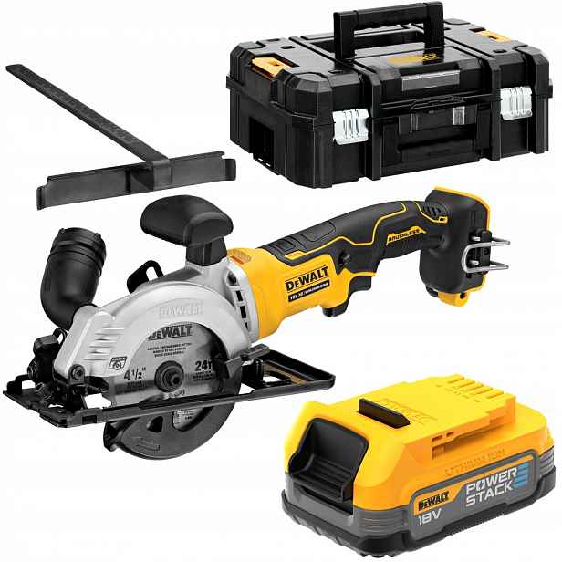 Kotoučová pila 115 mm 18V 1x1,7Ah Powerstack DeWALT DCS571E1T-XJ