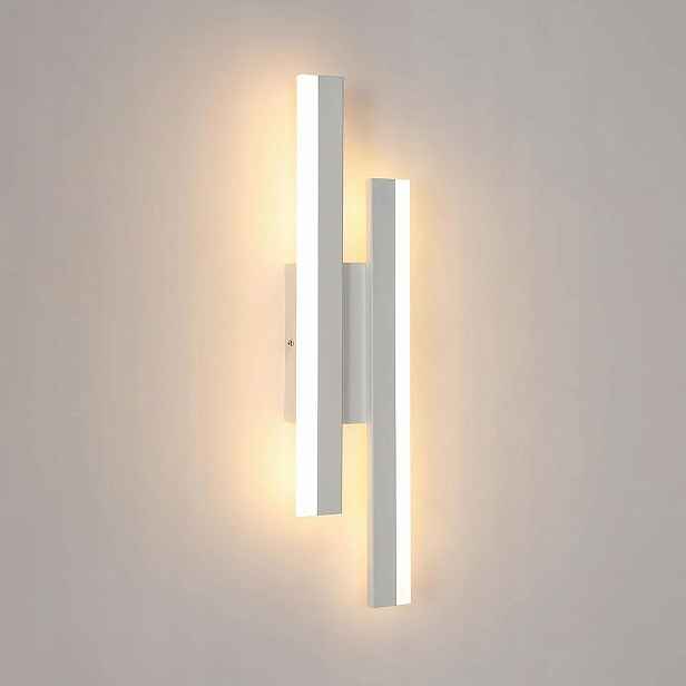 Nástěnné Led svítidlo bílé na schodiště loft moderní 16W 3000K