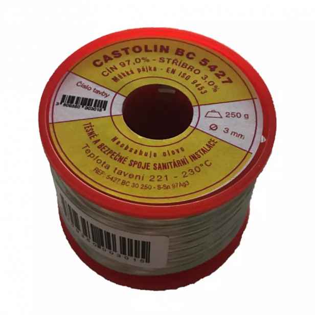 Pájecí cín Castolin Tin Flam 5427 BC 2mm 250g