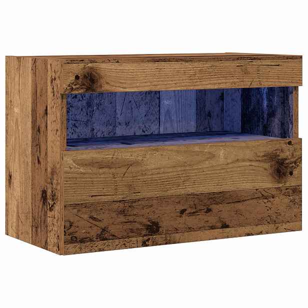 vidaXL TV wall cabinet 60 x 30 x 40 cm Staré dřevo Kompozitní dřevo