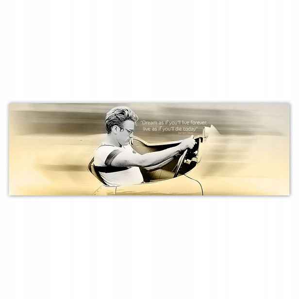 Plakáty 200x66 James Dean v autě