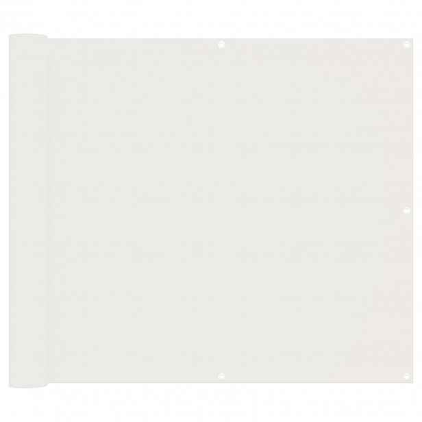 vidaXL Balkonová clona 90 x 200 cm PU potažený oxford alu Obdélníkový