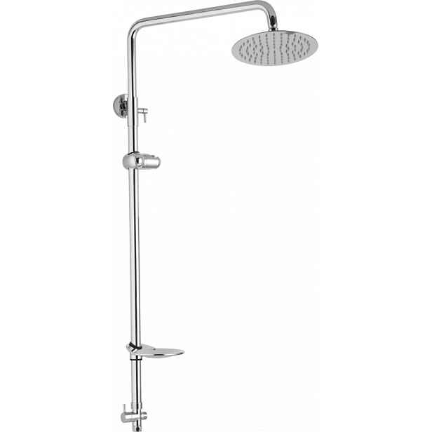 JB Sanitary Sprchová sestava pro horní vývod, průměr 20 cm,  včetně keramický přepínač, mýdlenka, držák sprchy, bez příslušenství SS 31 10