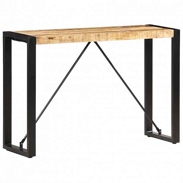vidaXL Konzolový stolek 110 x 35 x 76 cm masivní mangovníkové dřevo