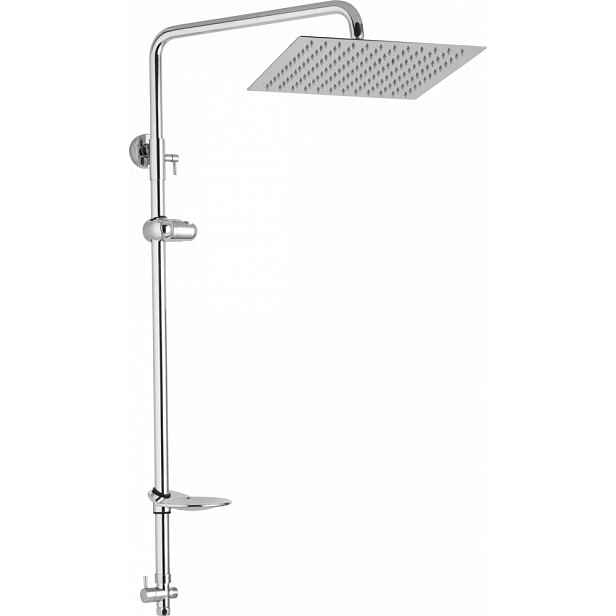 JB Sanitary Sprchová sestava pro horní vývod, průměr 25cm,  včetně keramický přepínač, mýdlenka, držák sprchy, bez příslušenství SS 61 10