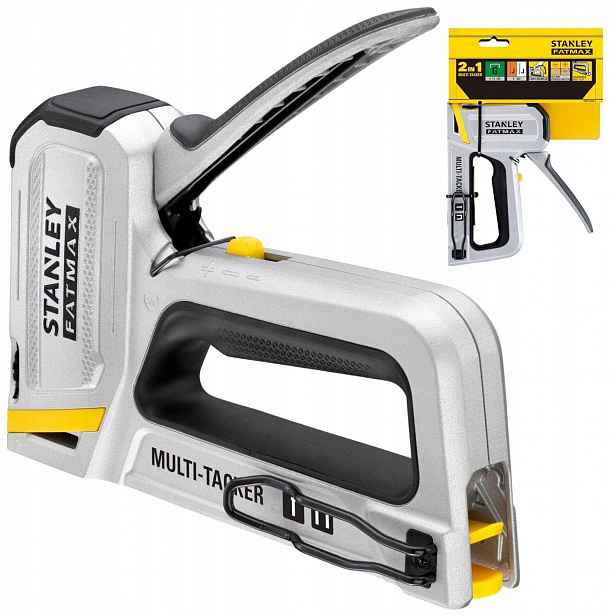 Multifunkční sešívačka hřebíkovačka 2v1 FatMax sponky G 6-14 mm Stanley 702500