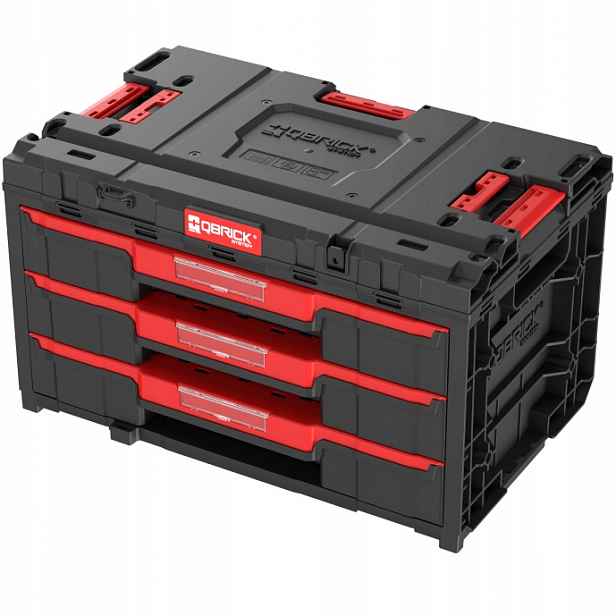 Skříňka se zásuvkami Qbrick System One 2.0 Drawer 3 Toolbox Modulární