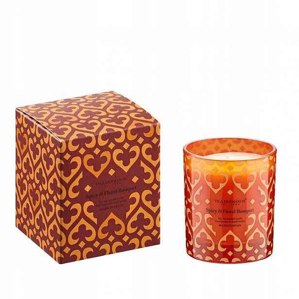 Sójová svíčka Vonná svíčka 500 g Spicy & Floral Bouqet Vila Hermanos