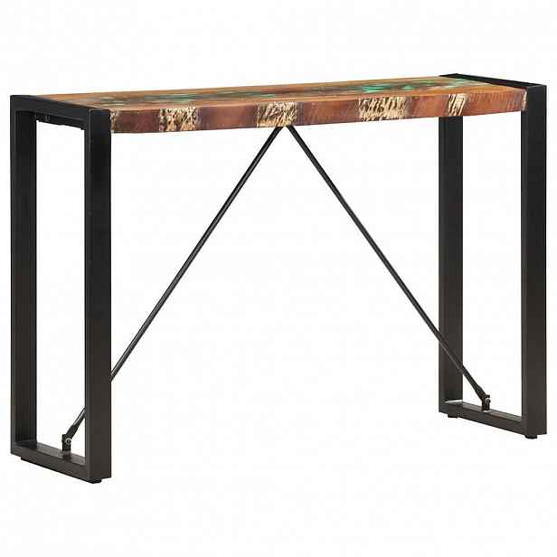 vidaXL Konzolový stolek 110 x 35 x 76 cm masivní recyklované dřevo