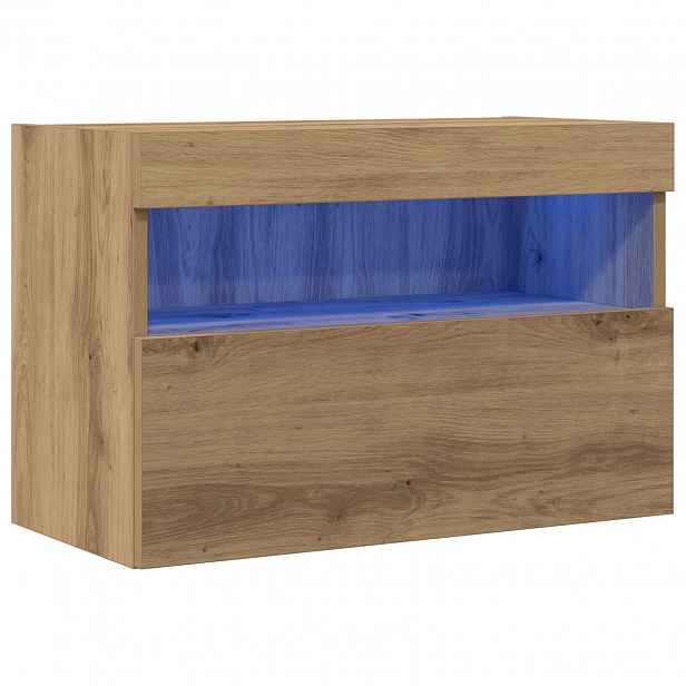 vidaXL TV wall cabinet 60 x 30 x 40 cm dub artisan Kompozitní dřevo