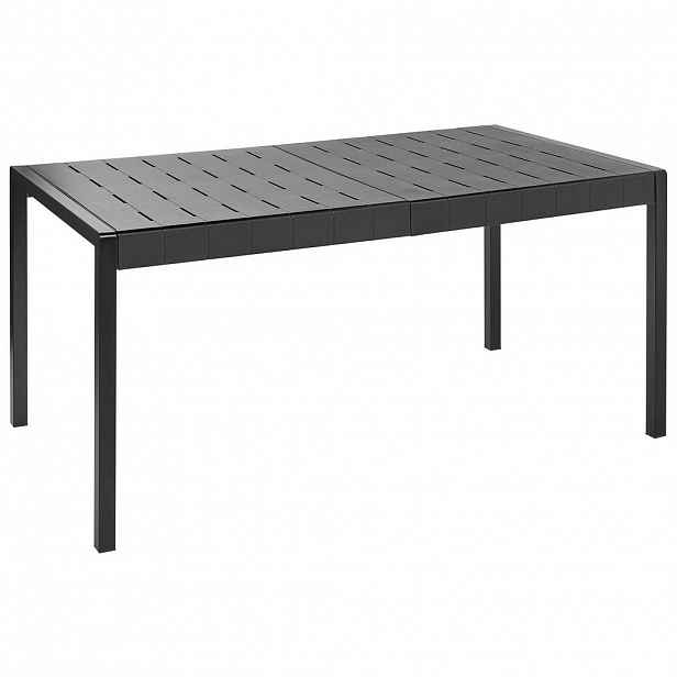 Beliani ZAHRADNÍ STŮL 154/84 cm Černý Bartica