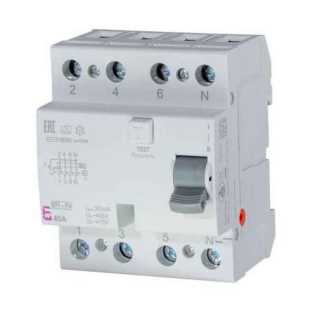Chránič proudový ETI EFI-P4 25/0.03
