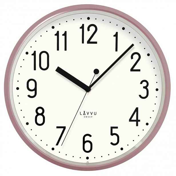 LAVVU Růžové hodin, pr. 29,5 cm