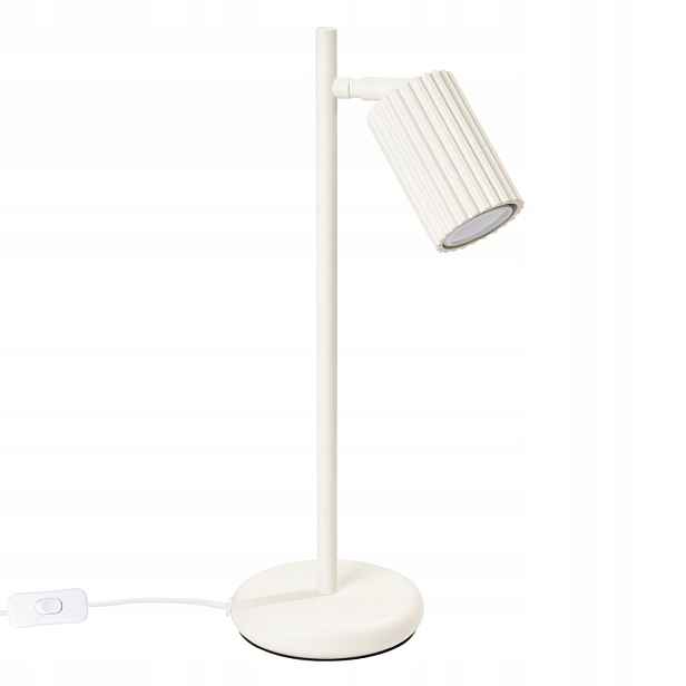 Sollux Stolní lampa Karbon béžová pohyblivá GU10 1x10W