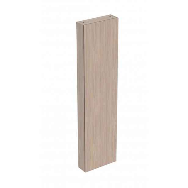 Geberit iCon - Vysoká skříňka 180x45x15 cm, 1 dvířka, panty L/P, vnitřní zrcadlo, dub 502.317.JH.1