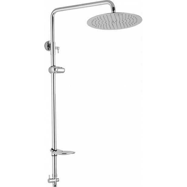 JB Sanitary Sprchová sestava pro horní vývod, průměr 30cm,  včetně keramický přepínač, mýdlenka, držák sprchy, bez příslušenství SS 41 10