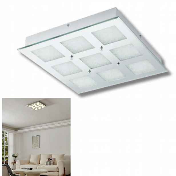 Nástěnná Led lampa Pallante Stropní Svítidlo Glamour Elegantní do obývacího pokoje