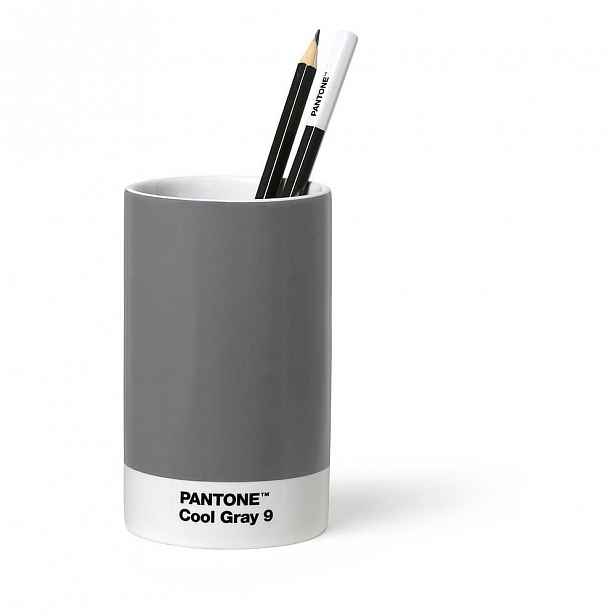 Šedý keramický stojánek na tužky Pantone
