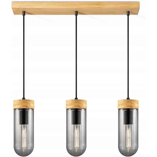 Home Sweet Home Moderní závěsná lampa Capri 3 žárovky 60 x 132 cm