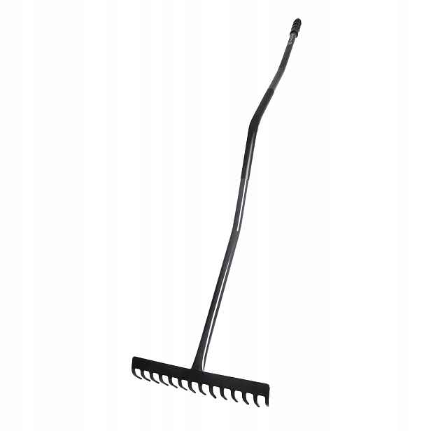 Hrábě Na Listí Pevné Ergonomické 14ZUBÉ Trávy Univerzální 150 cm