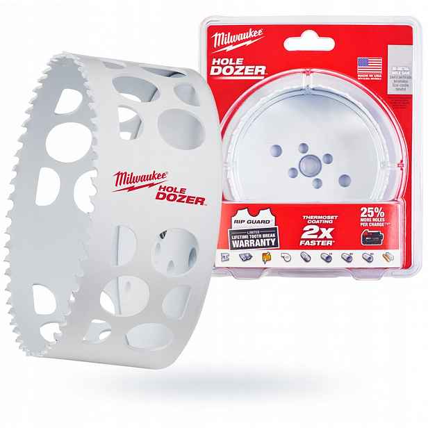 Korunkový Vrták 111 mm 49560227 Milwaukee Bimetal na kov, dřevěná korunka