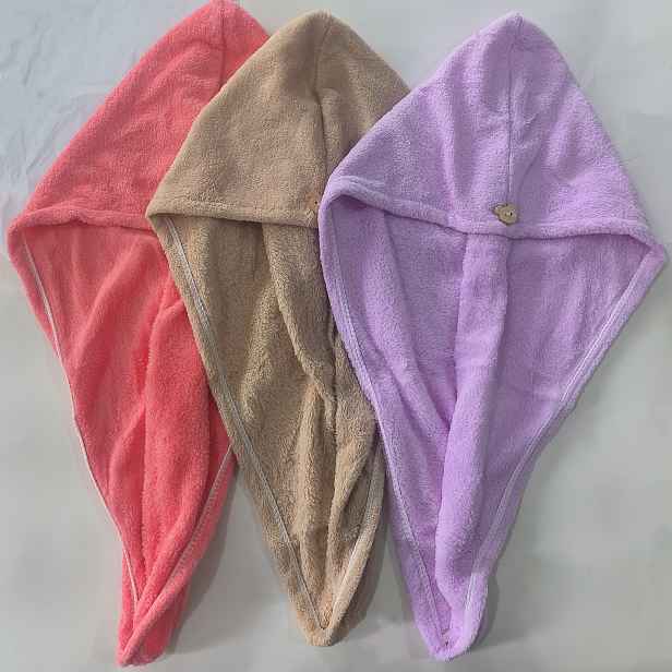 TEMU 3ks/Sada Mikrovláknová Ručník na Vlasy, Rychleschnoucí Turban, Super Měkká Savá Čepice na Sušení Vlasů