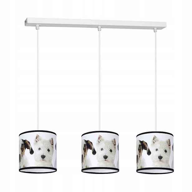 Závěsná lampa Puppies 3xE27