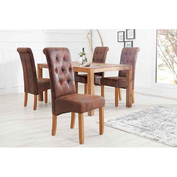 Chesterfield jídelní židle 2 ks DOLON Dekorhome