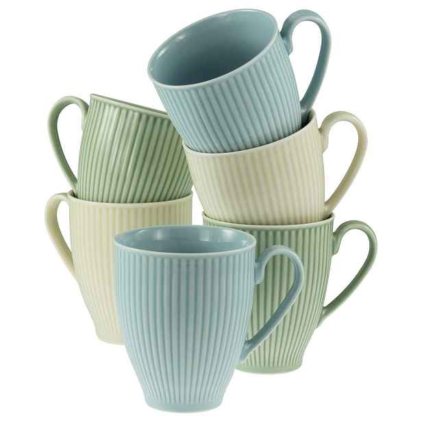 Creatable SADA HRNKŮ NA KÁVU porcelán keramika 6dílné