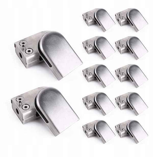 svorky na sklo z nerezové oceli 5-8 mm 25 Ks