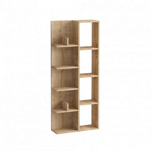 Calicosy KNIHOVNA LILY se 4 výklenky a 4 policemi, V 150 cm