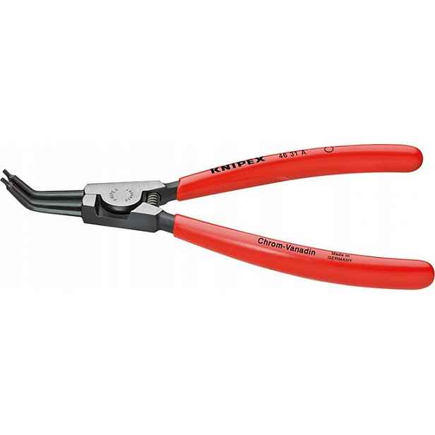 Kleště na pojistné kroužky Segerovy vnější, zahnuté 130mm Knipex