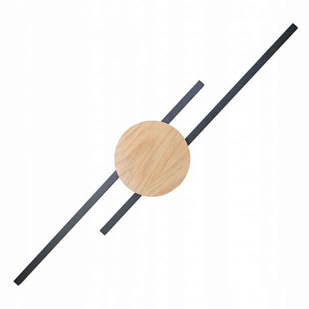 Led nástěnné svítidlo Java Černé 2x Integrovaný zdroj 24W 3000K 4.5cm Tk Lighting