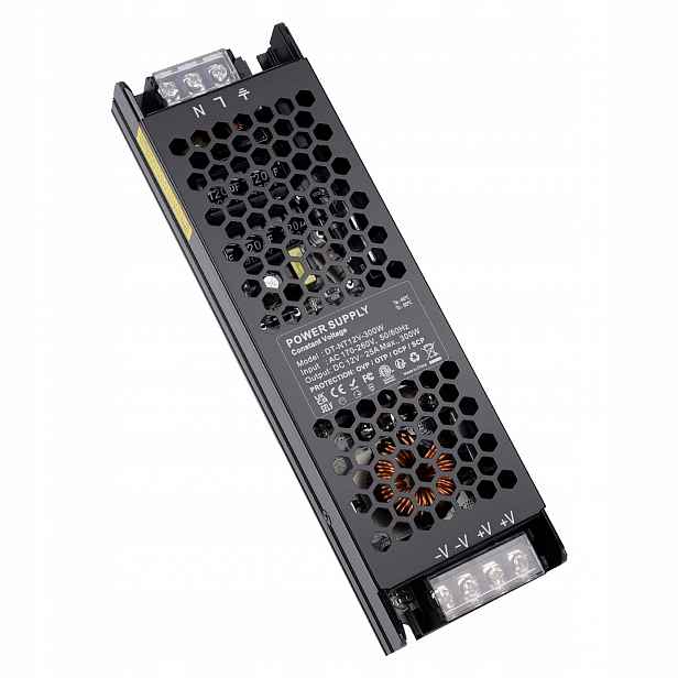 Led zdroj Reylax 12V 300W transformátor 230V až 12V DC 25A