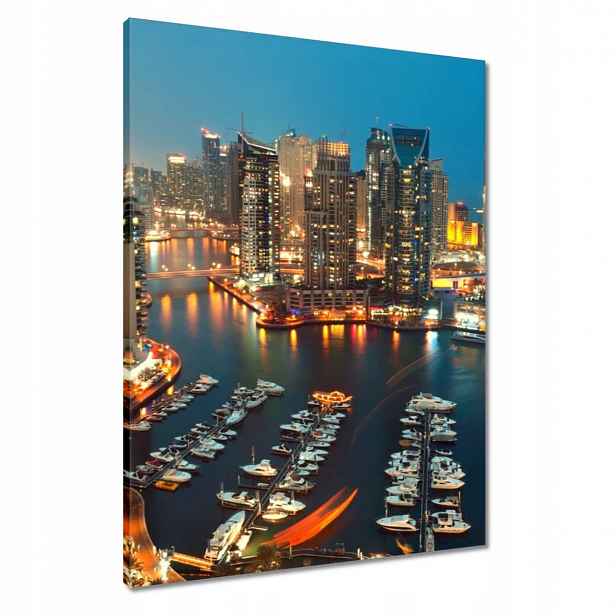 Obrazy 60x80 Dubaj v noci