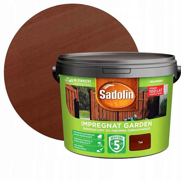 Sadolin Garden Impregnat Na Zahradní Dřevo Tek 9L