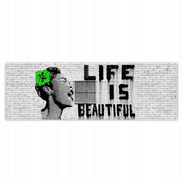 Plakáty 200x66 Banksy Life jsou krásné