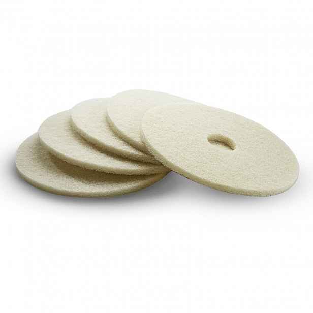 Kärcher Pad přírodní, Měkký, přírodní, 432 mm, 5 Kusy