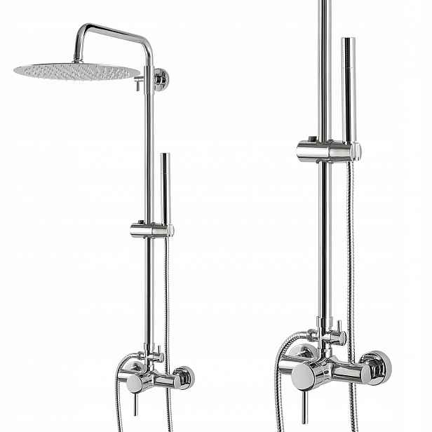 Sprchový Set Tryska Bez Termostatu S Dešťovou Sprchou 30 CM