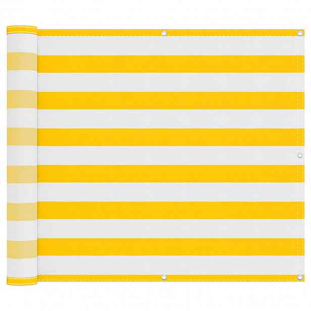 vidaXL Balkonová clona 100 x 500 cm Oxford látka Obdélníkový