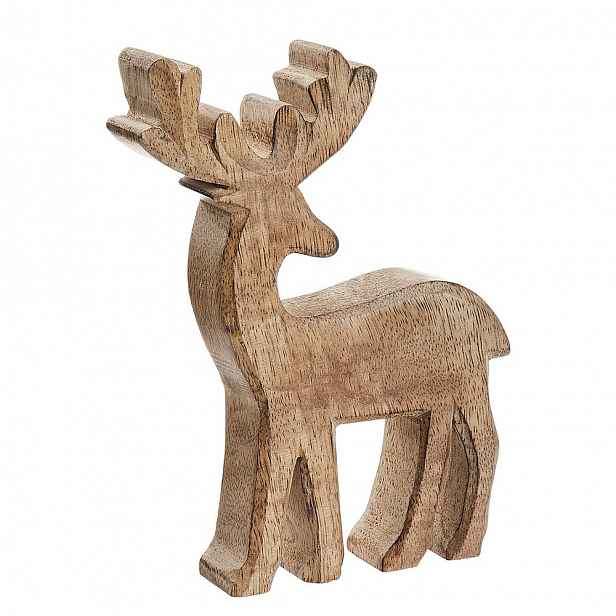 Butlers FOREST Dřevěný jelen 15 cm