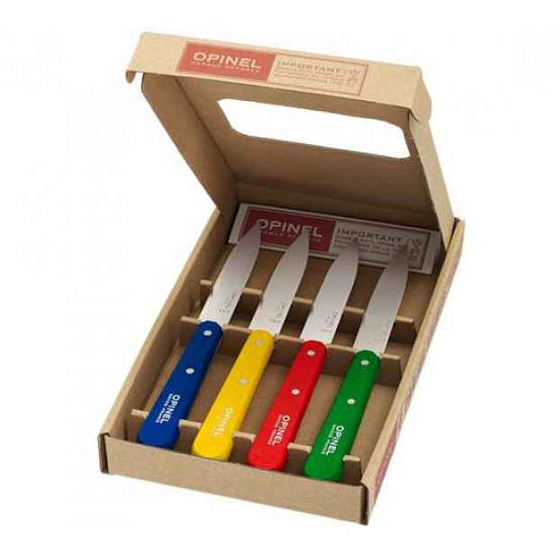 Sada nožů Opinel Essential Classic colours, 4 ks