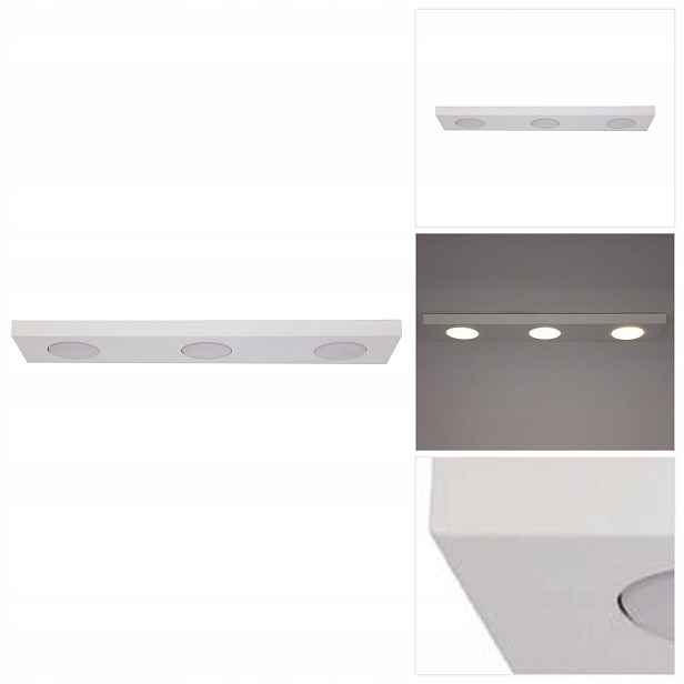 Stropní Svítidlo Hero 3 bílý design rozptýlený lesk v obývacím pokoji Sigma Lighting